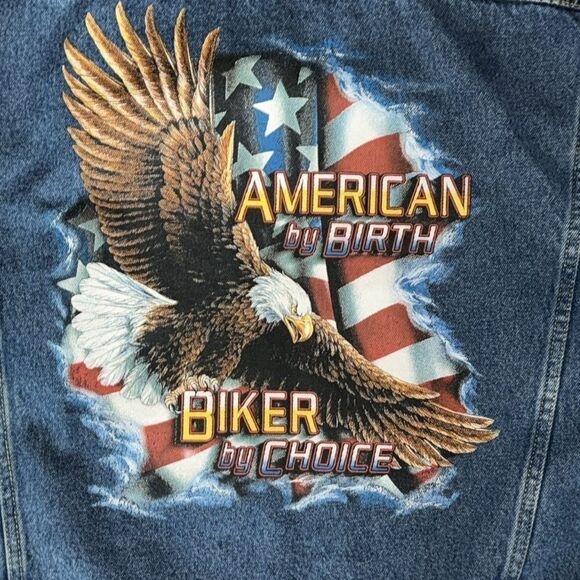 Denim BIKER Jacket - Picture 6 of 10